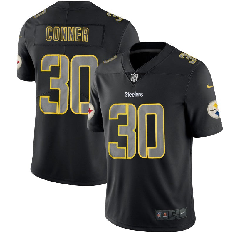 Mens Pittsburgh Steelers #30 James Conner Black 2018 Impact Limited Stitched NFL Jersey