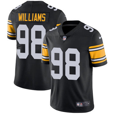 Mens Pittsburgh Steelers #98 Vince Williams Black Vapor Untouchable Limited NFL Stitched Jersey