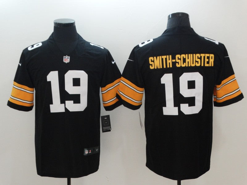 Mens Pittsburgh Steelers #19 JuJu Smith-Schuster 2018 Black Vapor Untouchable Limited Stitched NFL Jersey