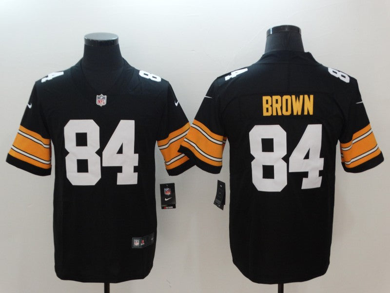 Mens Pittsburgh Steelers #84 Antonio Brown Black 2018 Vapor Untouchable Limited Stitched NFL Jersey