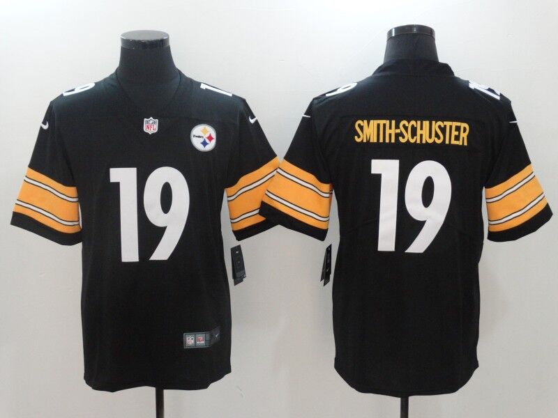Mens Nike Pittsburgh Steelers #19 JuJu Smith-Schuster Black Vapor Untouchable Limited Stitched NFL Jersey