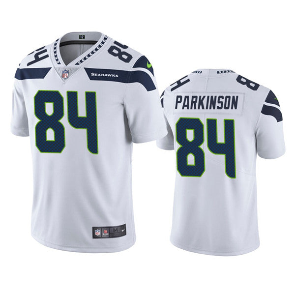 Mens Seattle Seahawks #84 Colby Parkinson White Vapor Untouchable Limited Stitched Jersey