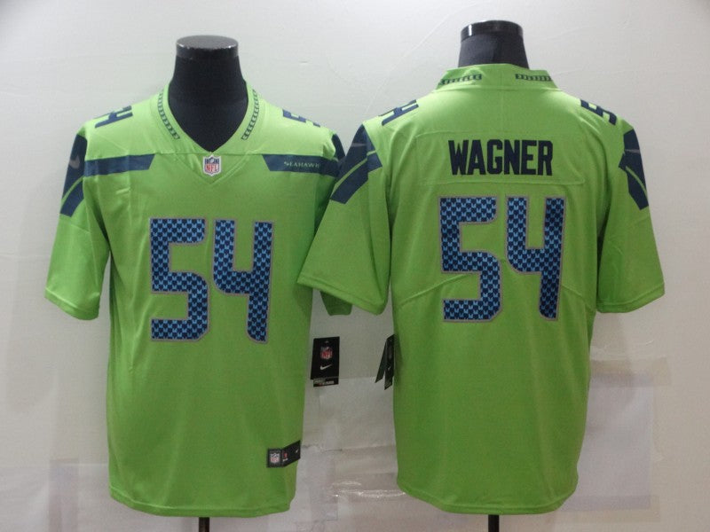 Mens Seattle Seahawks #54 Bobby Wagner Green Vapor Untouchable Limited Stitched NFL Jersey