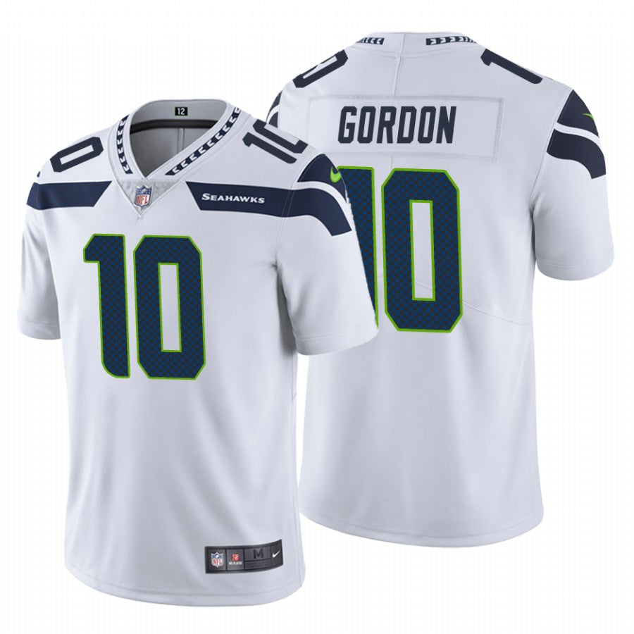 Mens Seattle Seahawks #10 Josh Gordon White Vapor Untouchable Limited Stitched Jersey