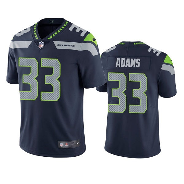 Mens Seattle Seahawks #33 Jamal Adams Navy Vapor Untouchable Limited Stitched Jersey
