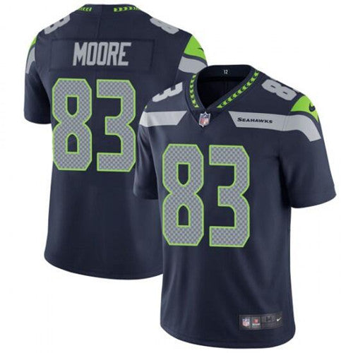 Mens Seattle Seahawks #83 David Moore Navy Vapor Untouchable Limited Stitched NFL Jersey
