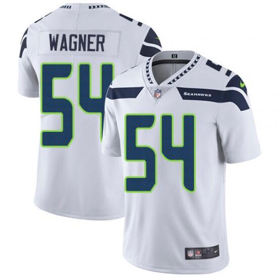 Mens Seattle Seahawks #54 Bobby Wagner White Vapor Untouchable Limited Stitched NFL Jersey