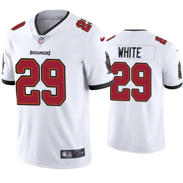 Mens Tampa Bay Buccaneers #29 Rachaad White White Vapor Untouchable Limited Stitched Jersey
