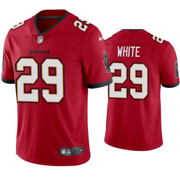 Mens Tampa Bay Buccaneers #29 Rachaad White Red Vapor Untouchable Limited Stitched Jersey