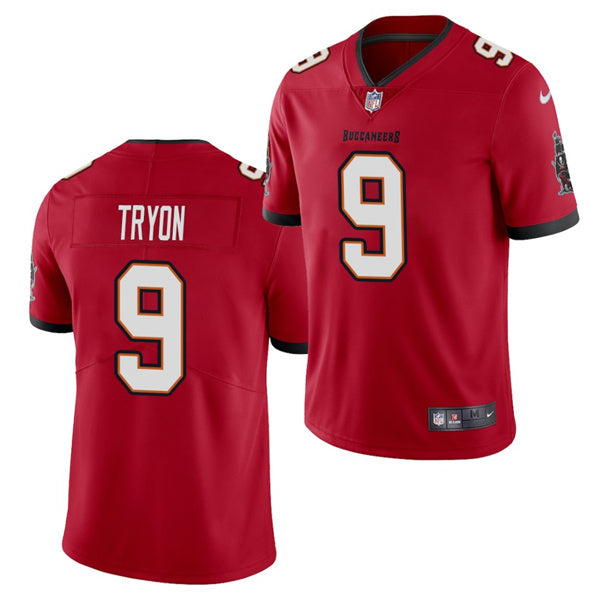 Mens Tampa Bay Buccaneers #9 Joe Tryon 2021 NFL Draft Red Vapor Untouchable Limited Stitched Jersey