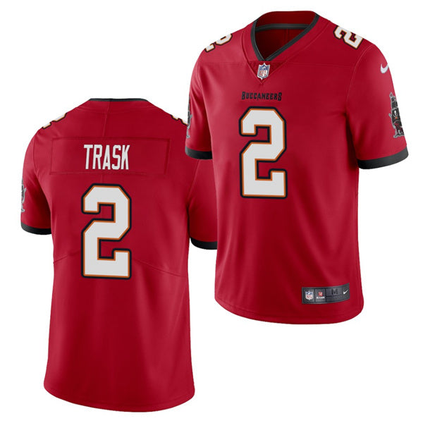 Mens Tampa Bay Buccaneers #2 Kyle Trask 2021 NFL Draft Red Vapor Untouchable Limited Stitched Jersey