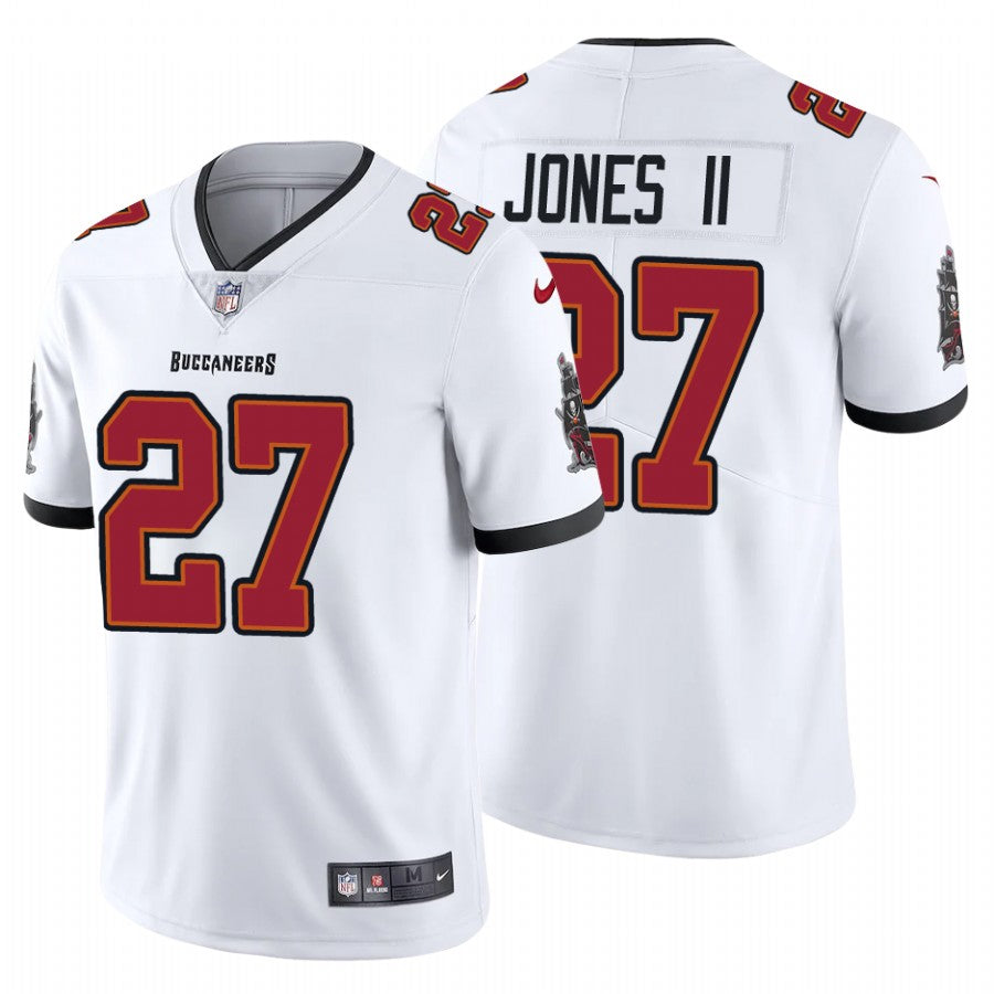 Mens Tampa Bay Buccaneers #27 Ronald Jones II New White Vapor Untouchable Limited Stitched Jersey