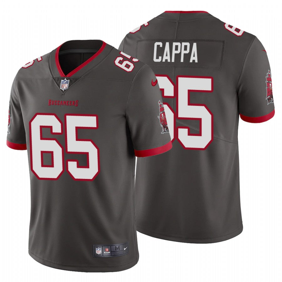 Mens Tampa Bay Buccaneers #65 Alex Cappa New Grey Vapor Untouchable Limited Stitched NFL Jersey