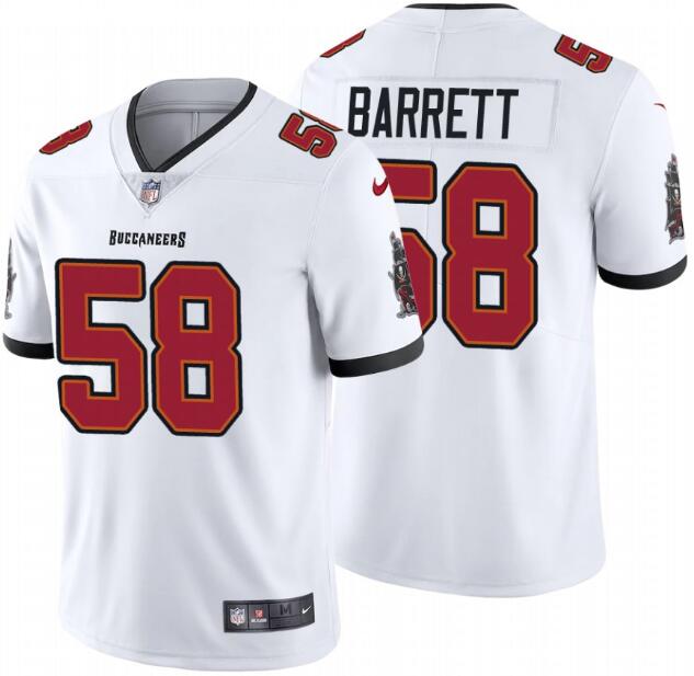 Mens Tampa Bay Buccaneers #58 Shaquil Barrett New White Vapor Untouchable Limited Stitched NFL Jersey