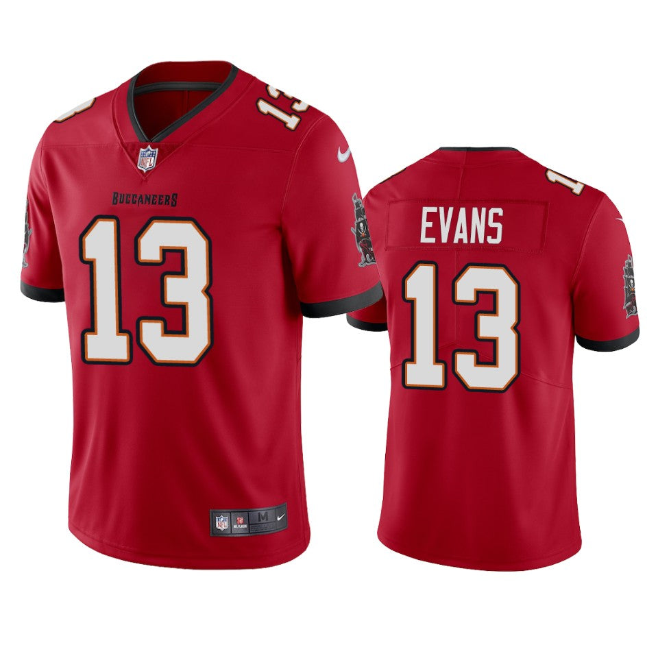 Mens Tampa Bay Buccaneers #13 Mike Evans New Red Vapor Untouchable Limited Stitched NFL Jersey