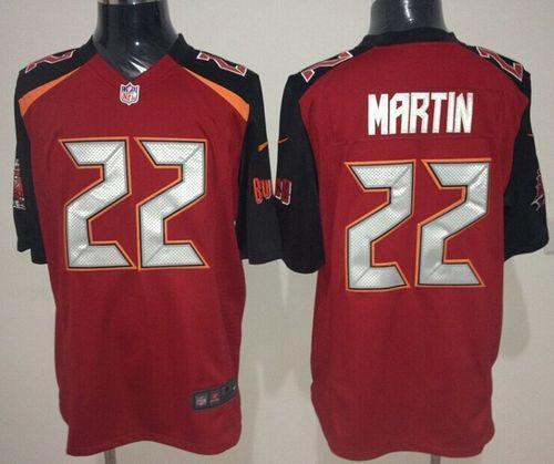Nike Buccaneers #22 Doug Martin Red Team Color Mens Stitched NFL New Game Jersey