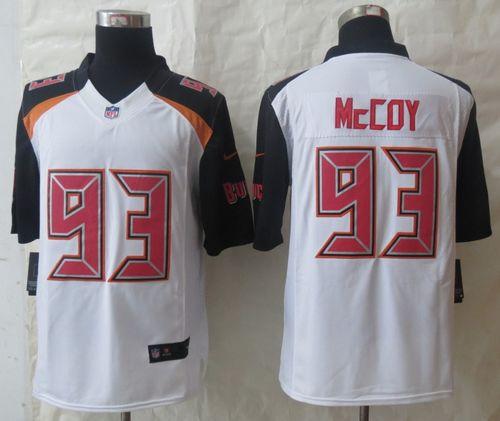 Nike Buccaneers #93 Gerald McCoy White Mens Stitched NFL New Limited Jersey