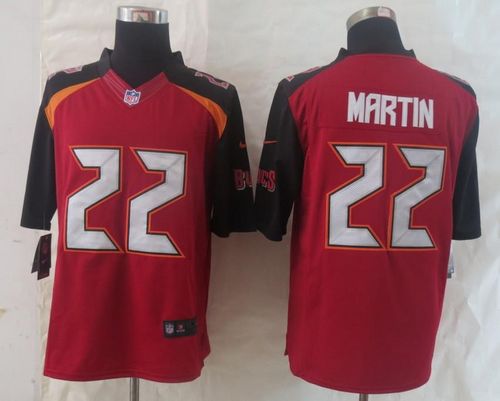 Nike Buccaneers #22 Doug Martin Red Team Color Mens Stitched NFL New Limited Jersey