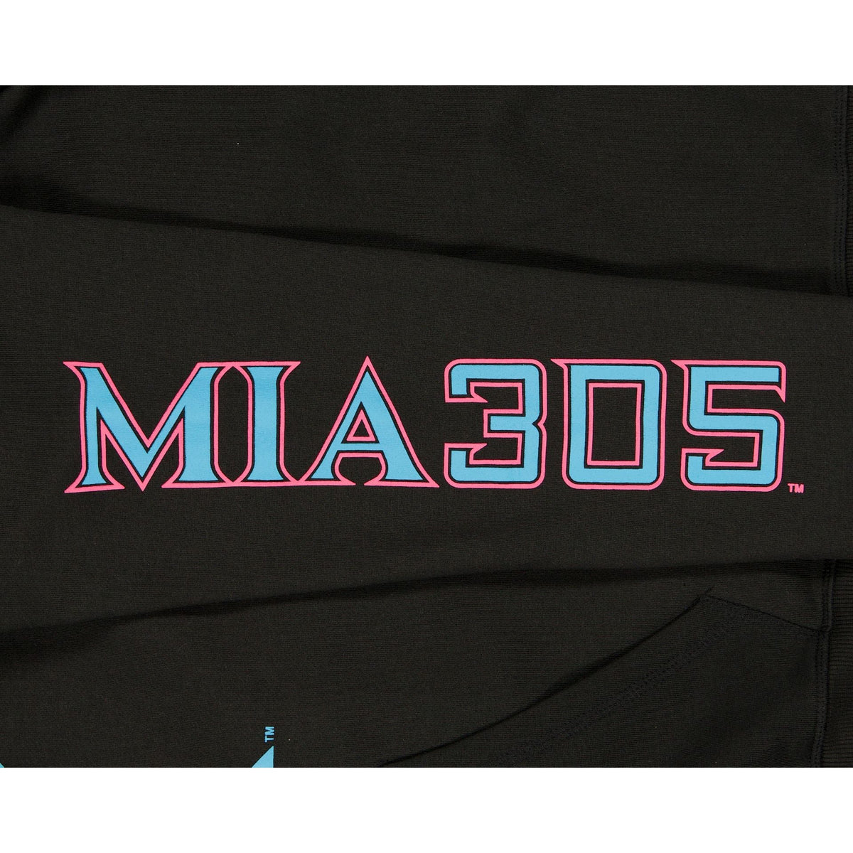 Miami Marlins City Connect Black Hoodie