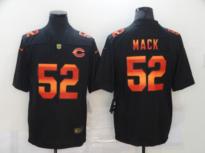 Men’s Chicago Bears #52 Khalil Mack Black Jersey