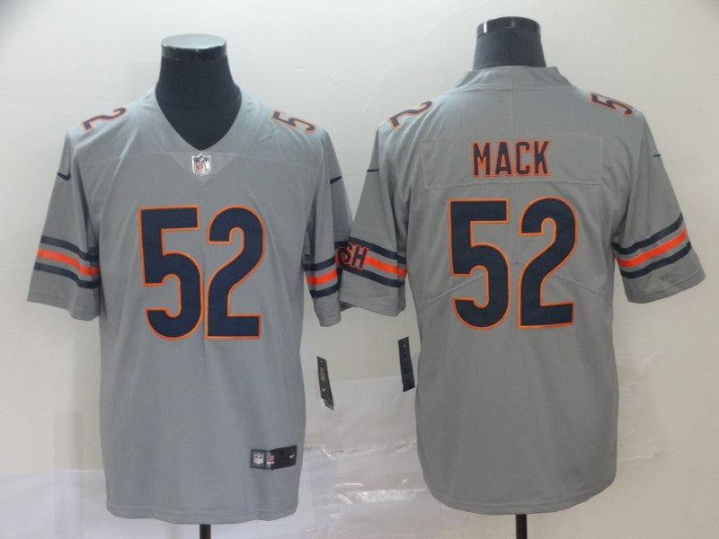 Men’s Chicago Bears Khalil Mack #52 Gray Jersey