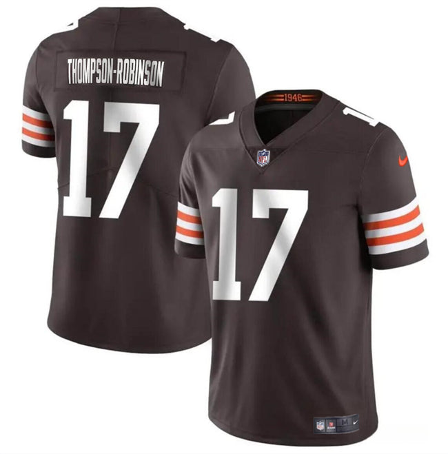 Mens Cleveland Browns #17 Dorian Thompson-Robinson Brown Vapor Untouchable Limited Stitched Jersey