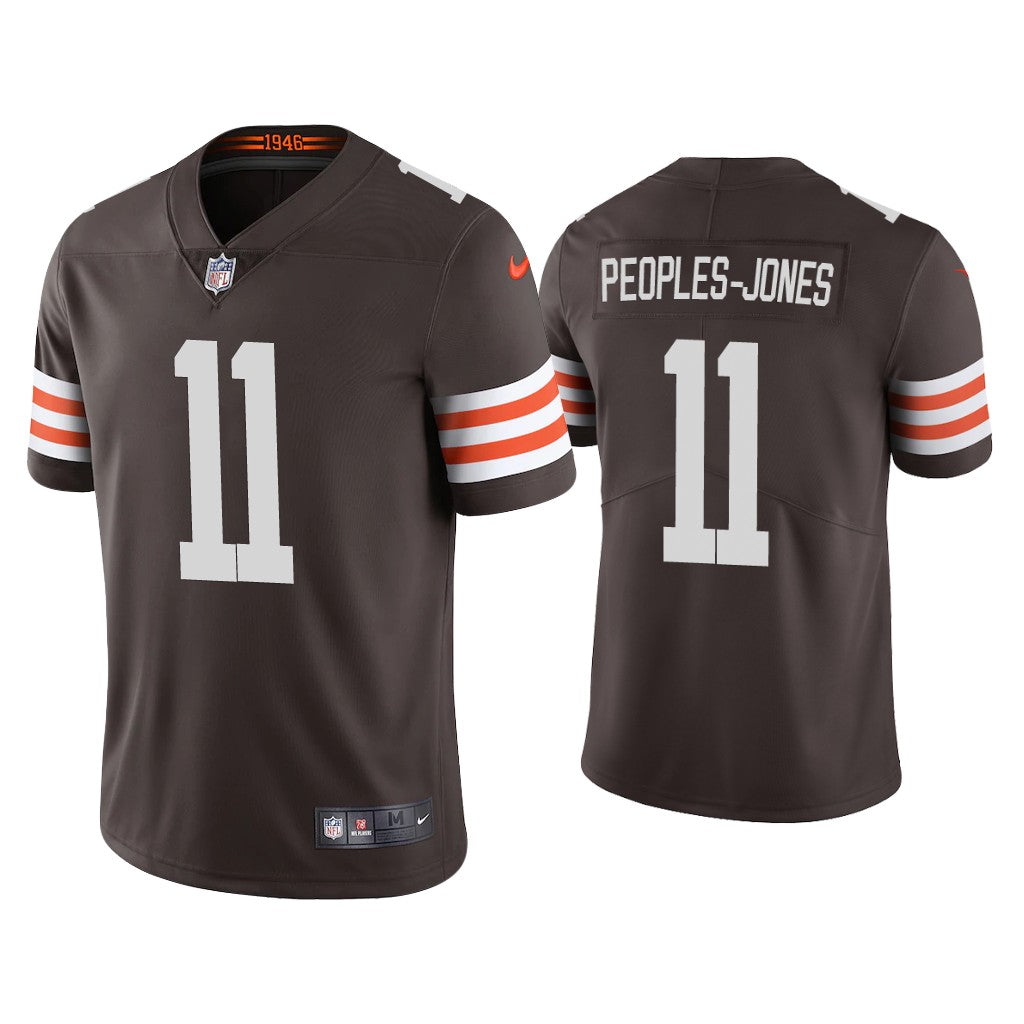 Mens Cleveland Browns #11 Donovan Peoples-Jones New Brown Vapor Untouchable Limited Stitched Jersey