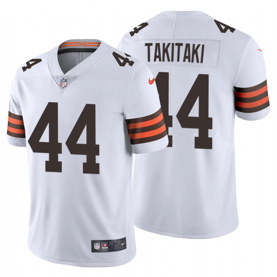 Mens Cleveland Browns #51 Mack Wilson 2020 New White Vapor Untouchable Limited Stitched Jersey