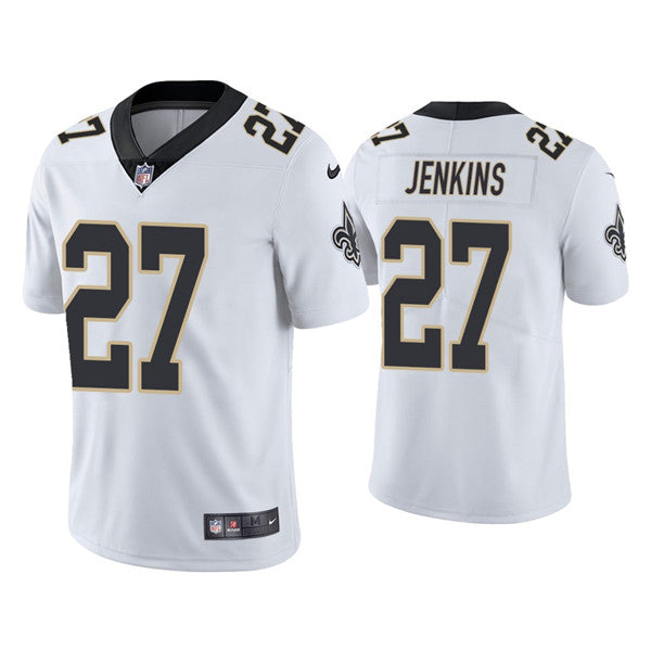 Mens New Orleans Saints Saints #27 Malcolm Jenkins 2021 White Vapor Untouchable Limited Stitched Jersey