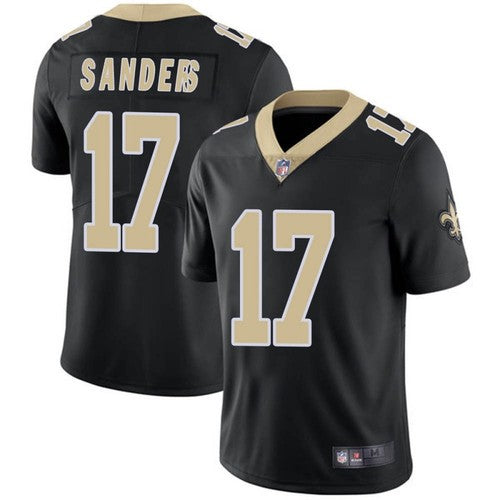 Mens New Orleans Saints #17 Emmanuel Sanders Black Vapor Untouchable Limited Stitched Jersey