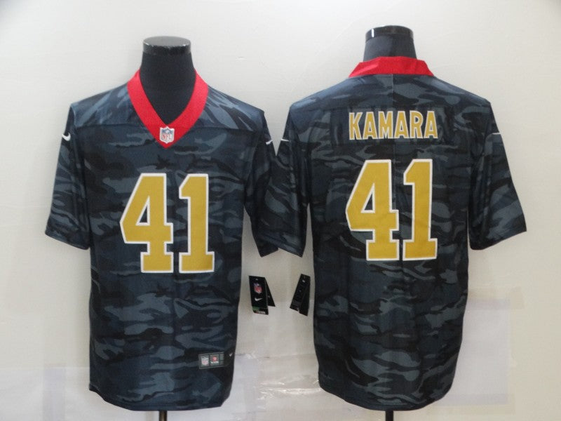 Mens New Orleans Saints #41 Alvin Kamara 2020 Camo Limited Stitched Jersey
