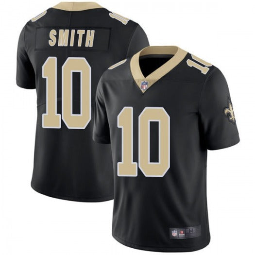 Mens New Orleans Saints #10 TreQuan Smith Black Vapor Untouchable Limited Stitched Jersey