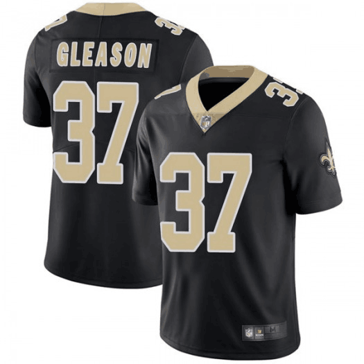 Mens New Orleans Saints #37 Steve Gleason Black Vapor Untouchable Limited Stitched Jersey