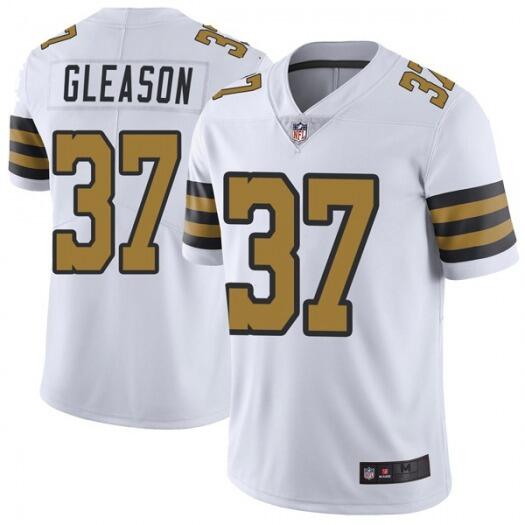 Mens New Orleans Saints #37 Steve Gleason White Color Rush Limited Stitched Jersey