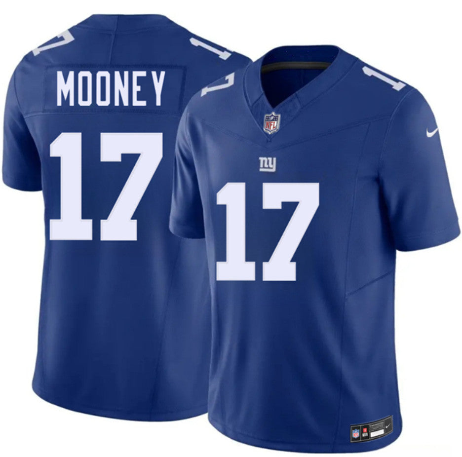 Mens New York Giants #17 Darnell Mooney Blue 2026 FUSE Vapor Untouchable Limited Stitched Jersey