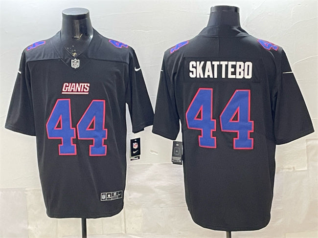 Mens New York Giants #44 Cam Skattebo Black Fashion Vapor Untouchable Limited Stitched Football Jersey