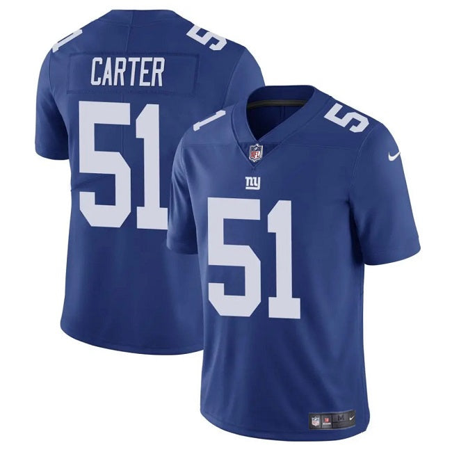 Mens New York Giants #51 Abdul Carter Blue 2025 Vapor Untouchable Limited Stitched Jersey