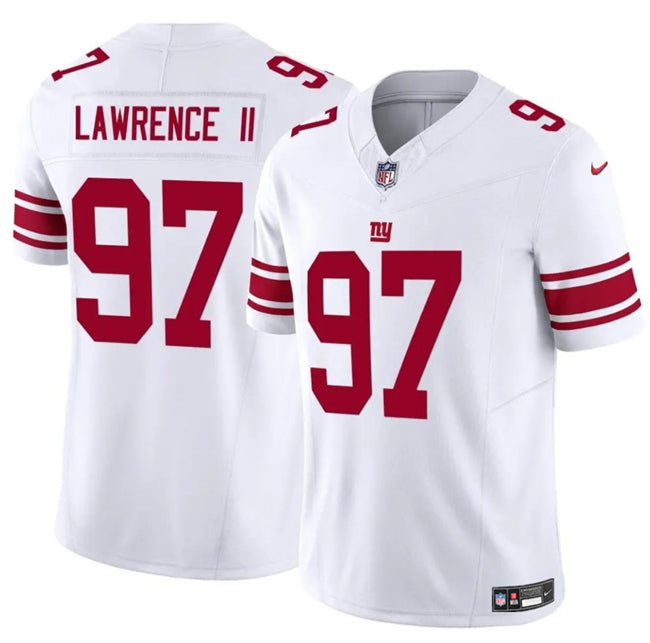 Mens New York Giants #97 Dexter Lawrence II White 2025 FUSE Vapor Untouchable Limited Stitched Jersey