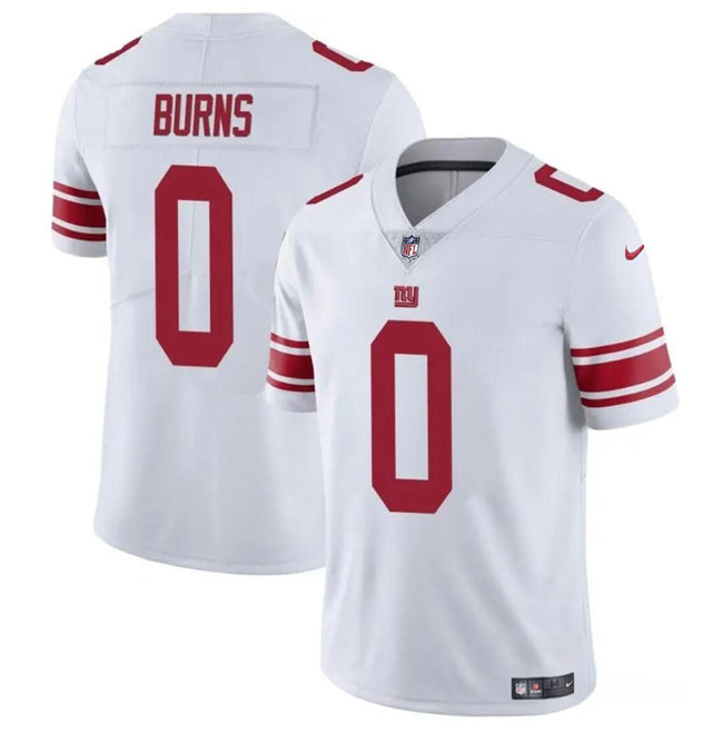 Mens New York Giants #0 Brian Burns White Vapor Untouchable Limited Stitched Jersey