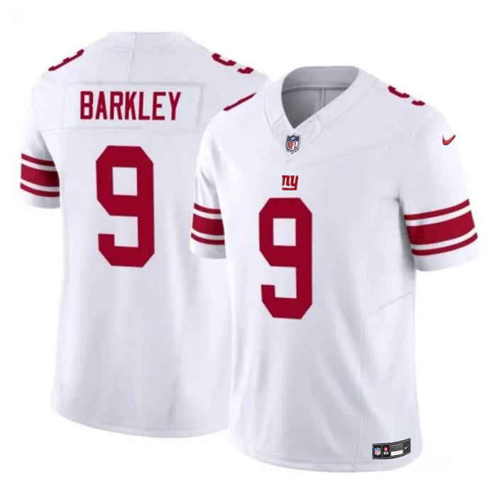 Mens New York Giants #9 Matt Barkley White 2023 FUSE Vapor Untouchable Limited Stitched Jersey