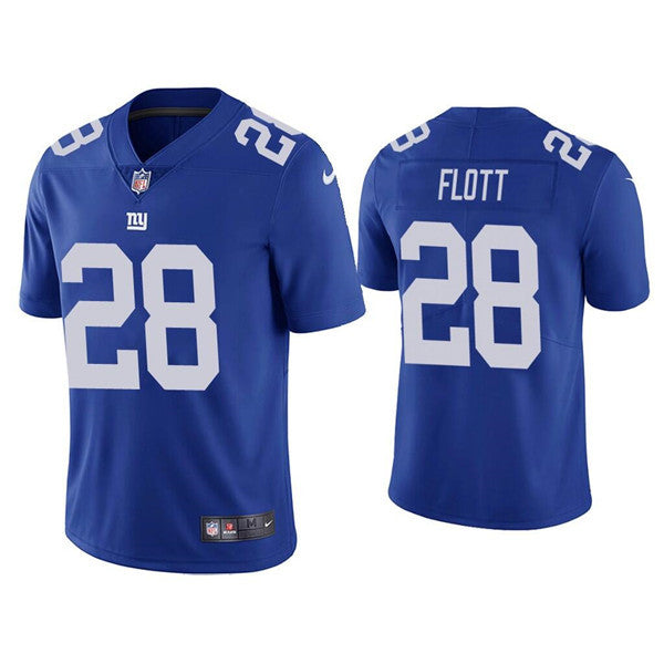 Mens New York Giants #28 Cordale Flott Blue Vapor Untouchable Limited Stitched NFL Jersey