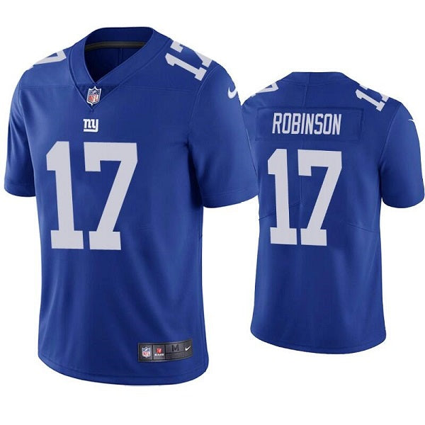 Mens New York Giants #17 WanDale Robinson Blue Vapor Limited Stitched Jersey