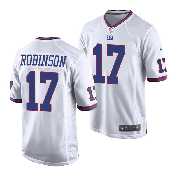 Mens New York Giants #17 WanDale Robinson White Color Rush Limited Stitched Jersey