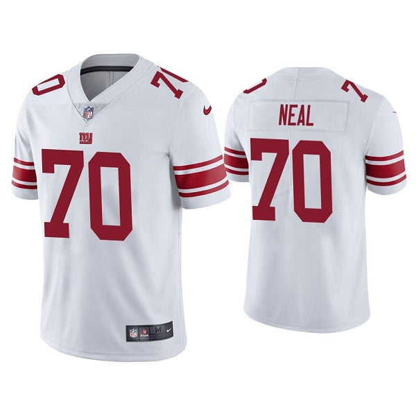 Mens New York Giants #70 Evan Neal White Vapor Untouchable Limited Stitched NFL Jersey