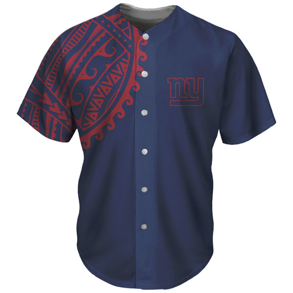 Mens New York Giants Navy Baseball Jersey