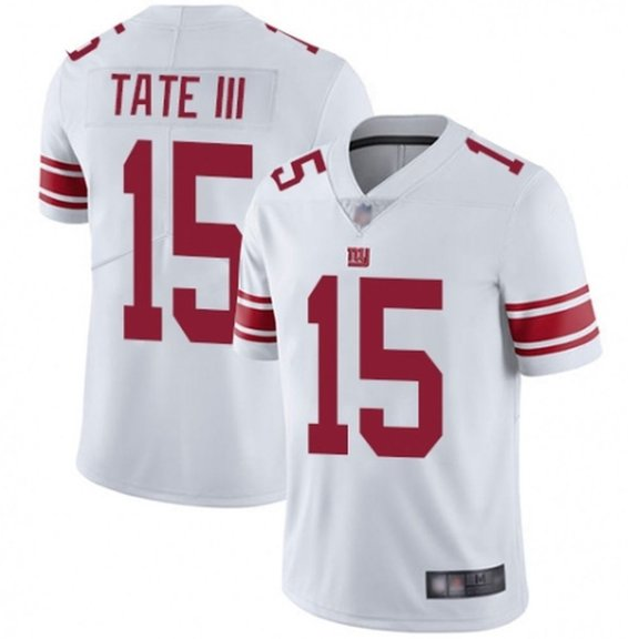 Mens New York Giants #15 Golden Tate III White Vapor Untouchable Limited Stitched Jersey