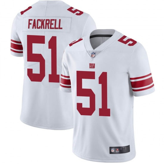 Mens New York Giants #51 Kyler Fackrell White Vapor Untouchable Limited Stitched Jersey