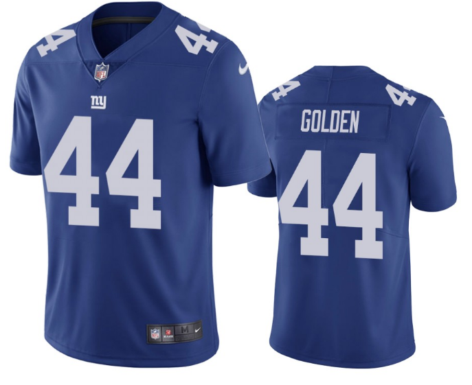 Mens New York Giants #44 Markus Golden Blue Vapor Untouchable Limited Stitched NFL Jersey