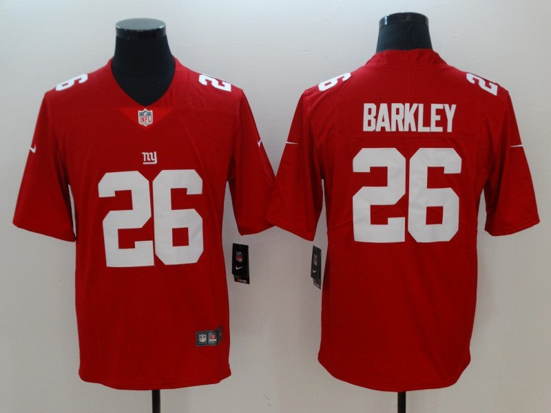 Mens New York Giants #26 Saquon Barkley Red Inverted Legend Stitched NFL Jersey
