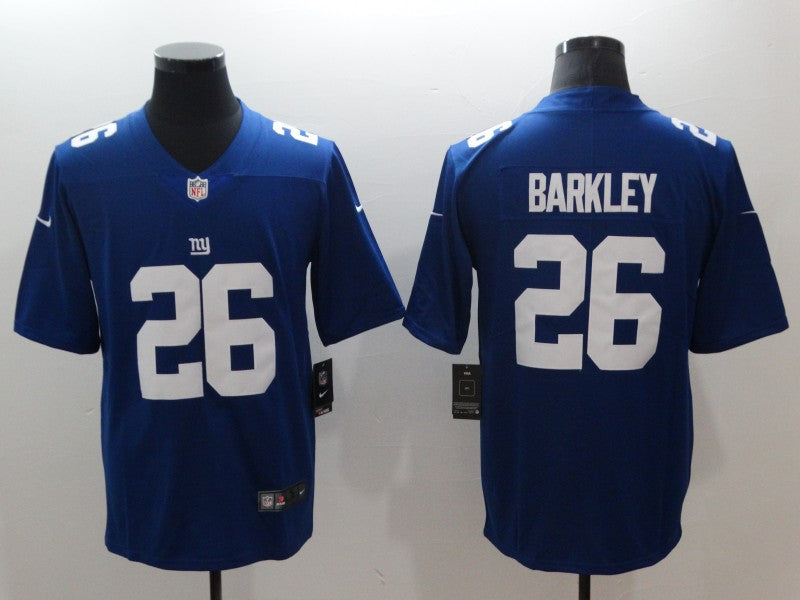 Mens New York Giants #26 Saquon Barkley Royal 2018 NFL Draft Vapor Untouchable Limited Stitched Jersey
